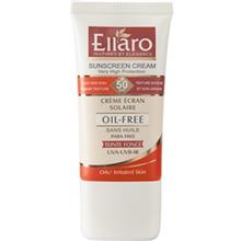 Ellaro Oil Free Teinte Foncee Spf50 Sunscreen Cream 40ml 