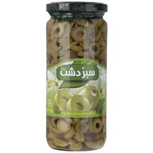 Sabz Dasht Sliced Green Olives 490gr 