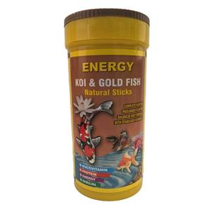 picture غذا ماهی انرژی مدل KOI & Gold fisf Natural sticks وزن 25 گرم