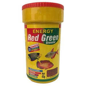 picture غذا ماهی انرژی مدل Red Green Granulat وزن 45 گرم