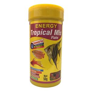 picture غذا ماهی انرژی مدل Tropical mix Flake وزن 50 گرم