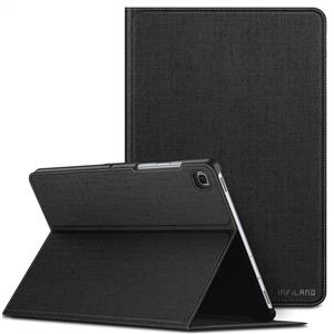 picture Infiland Samsung Galaxy Tab S5e 10.5 Case, Multiple Angle Stand Cover Compatible with Samsung Galaxy Tab S5e 10.5 Inch Model SM-T720/SM-T725 2019 Release (Auto Wake/Sleep), Black