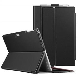 picture Fintie Protective Case for Surface Pro 6 - Multiple Angle Hard Shell Business Cover, Compatible with Type Cover Keyboard for Microsoft Surface Pro 6 / Surface Pro 5 / Surface Pro 4 (Black)