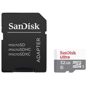 picture کارت حافظه  سن دیسک مدل Ultra A1 کلاس 10 سرعت 98MBps ظرفیت 200گیگابایت به همراه آداپتور SD