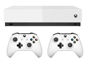 picture Microsoft Xbox One S ALL DIGITAL 1TB Bundle 2Gamepad white Game Console