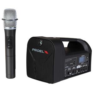 picture PROEL FREE5LT Portable Speaker With Wireless Microphone