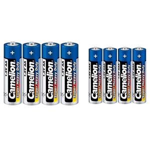 picture Camelion Super Heavy Duty AA And AAA Battery Pack Of 8