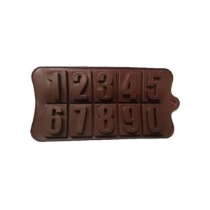 picture قالب شکلات طرح عدد انگلیسی