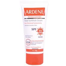 کرم ضد آفتاب رنگي آردن SPF46 