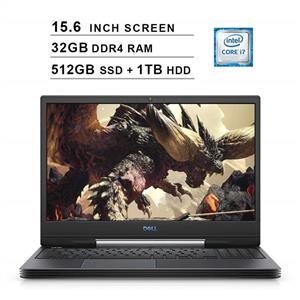 picture 2019 Dell G5 15 5590 15.6 Inch FHD Gaming Laptop (9th Gen Intel 6-Core i7-9750H up to 4.5 GHz, 32GB RAM, 512GB SSD + 1TB HDD, NVIDIA GeForce RTX 2060, Bluetooth, WiFi, HDMI, Windows 10) (Black)