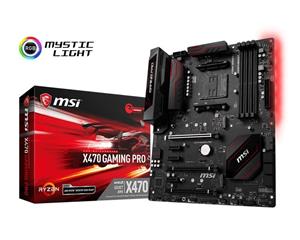 picture MSI Performance Gaming AMD X470 Ryzen 2 AM4 DDR4 Onboard Graphics CFX ATX Motherboard (X470 Gaming PRO)