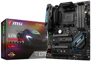 picture MSI Gaming AMD Ryzen X370 DDR4 VR Ready HDMI USB 3 SLI CFX ATX Motherboard (X370 GAMING PRO CARBON)