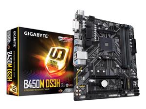 picture GIGABYTE B450M DS3H (AMD Ryzen AM4/M.2/HMDI/DVI/USB 3.1/DDR4/Micro ATX/Motherboard) (Renewed)