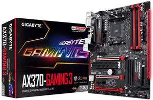 picture GIGABYTE GA-AX370-Gaming 3 (AMD Ryzen AM4 X370 RGB FUSION HDMI M.2 USB 3.1 Gen 2 Type-A ATX DDR4) Motherboard