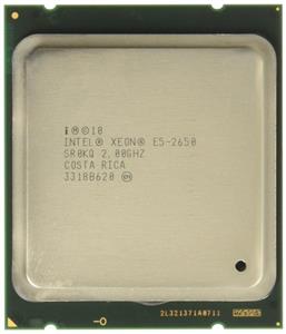 picture Intel Xeon Eight-Core E5-2650 2.0GHz 8.0GT/s 20MB LGA2011 Processor without Fan, Retail BX80621E52650