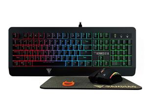 picture GAMDIAS Hermes E1A Mechanical Gaming Keyboard, Spill Resistant with Zeus E2 Optical Mouse and NYX E1 Mouse Mat