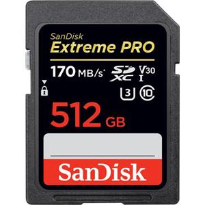 picture کارت حافظه اس دی سن دیسک SanDisk 512GB Extreme PRO UHS-I SDXC Memory Card 170MB/s