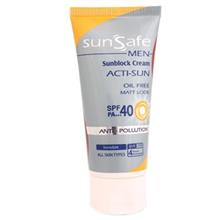 کرم ضد آفتاب آقايان سان سيف SPF40 