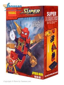 picture لگو سری Super Heroes مدل 0301 Spider Man