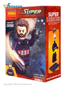 picture لگو سری Super Heroes مدل 0298 Captain America
