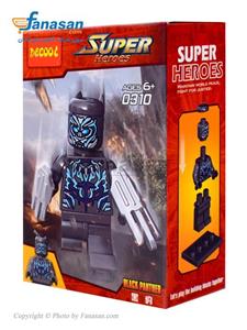 picture لگو سری Super Heroes مدل 0310 Black Panther