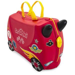 picture چمدان چرخ دار کودک ماشین مسابقه ترانکی Trunki