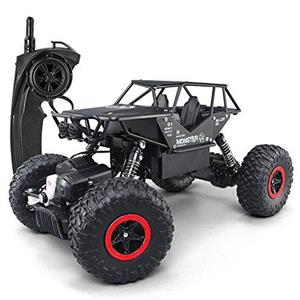picture SZJJX RC Cars Off-Road Rock Vehicle Crawler Truck 2.4Ghz 4WD High Speed 1:14 Radio Remote Control Racing Cars Electric Fast Race Buggy Hobby Car Black