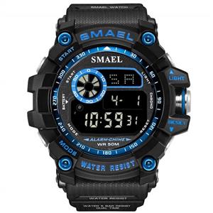 picture YAKARIO Men's Outdoor Sports Watch Waterproof Electronic Movement Watch LED Back Light Wrist Watch Stopwatch