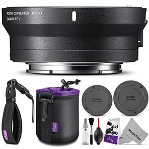 picture Sigma MC-11 Mount Converter Lens Adapter (Sigma EF-Mount Lenses to Sony E Cameras) w/Essential Photo Bundle