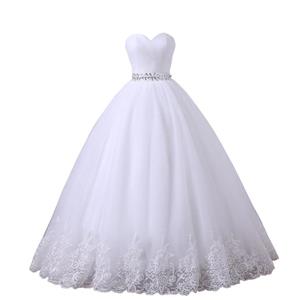 picture YIPEISHA Wedding Dress Sweetheart Tulle Wedding Dresses Bridal Plus Size Ball Gowns