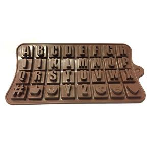 picture قالب شکلات طرح حروف انکلیسی