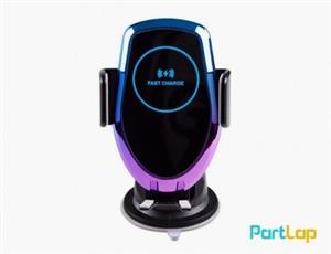picture پایه نگهدارنده و شارژر وایرلس هوشمندX9 15W Automatic Fast Charging Wireless Car Charger