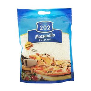 پنیر پیتزا موزارلا 202 وزن 1 کیلوگرم  202 Mozzarella Pizza Cheese 1 kg 
