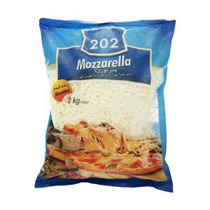 پنیر پیتزا موزارلا 202 وزن 2 کیلوگرم  202 Mozzarella Cheese 2 kg 