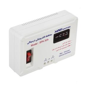 picture محافظ ولتاژ آنالوگ صانت الکترونیک مدل SPA30A مناسب برای کولرگازی