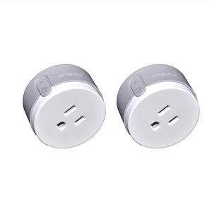 picture Zerospace WiFi Smart Plug Compatible with Alexa and Google Assistant, No Hub Required Wi-Fi Plug, Controlled Your Home Devices by Smartphone—Gray(2 Pack)
