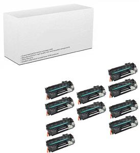 picture AM-Ink 10-Pack Compatible Toner Cartridge 05A CE505A Replacement for HP Laserjet P2035 P2055DN P2035N P2055D P0255X P2055 P2035 2035 2055 Toner Printer(Black)
