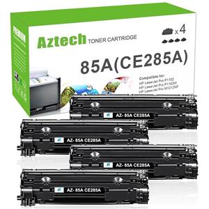 picture Aztech Compatible Toner Cartridge Replacement for HP CE285A 85A (Black, 4-Packs)
