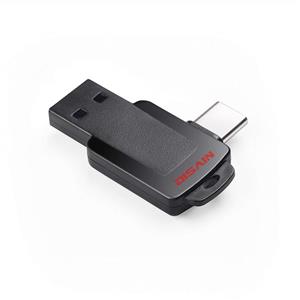picture USB Flash Drive, DISAIN Mini-7 16GB Dual Drive USB 3.0 Type-C 3.1 Gen 1 Devices, Thumb Drive Memory Stick for Computers (Black)
