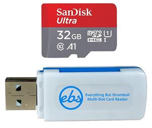 picture SanDisk 32GB Ultra Micro SDHC Memory Card and Adapter Bundle Class 10 UHS-I HD Works with Samsung Galaxy Tab E Lite 7.0