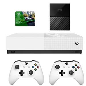 picture مجموعه کنسول بازی مایکروسافت مدل Xbox One S All Digital ظرفیت 1 ترابایت به همراه 100 عدد بازی
