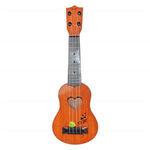 picture Maonet Christmas Beginner Classical Ukulele Guitar Educational Musical Instrument Toy for Kids (Orange, 39x12x3.5cm)