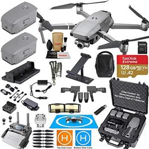 picture DJI Mavic 2 Zoom Drone Quadcopter and Fly More Kit Combo Hard Case Bundle Comes with 3 Batteries, Professional Zoom Camera Gimbal, Hard Rugged Carrying Case and Must Have Accessories