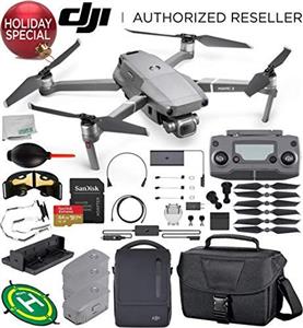 picture DJI Mavic 2 Pro Drone Quadcopter with Hasselblad Camera 1” CMOS Sensor with Fly More Kit Combo Must Have 3 Battery Kit with Free 8PC Filter Kit