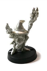 picture Stonehaven Gnome Wizard Male Miniature - 28mm Table Top Wargame Figure