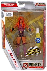 picture Wrestling WWE Mattel Elite Collection Becky Lynch Action Figure with Smackdown Women's Championship Belt …