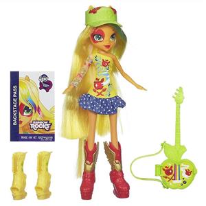 picture My Little Pony Equestria Girls Applejack Doll with Guitar