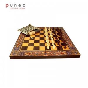 picture صفحه شطرنج و تخته نرد طرح تذهیب کد 634