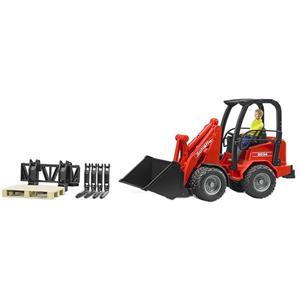 picture ماشین بازی برودر مدل Schaeffer Compact Loader 2034 with Figure  کد 2034