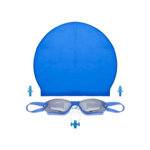 picture عینک شنا مدل B11 به همراه کلاه شنا، دماغ گیر و گوشی